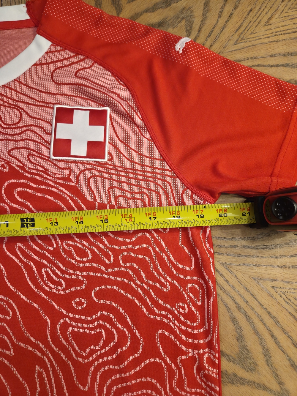 Puma Switzerland 2018 Soccer World Cup Official Home Jersey Medium - Picture 6 of 7